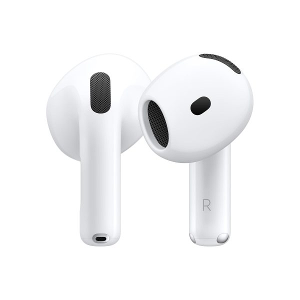 Apple AirPods 4 Wireless Earbuds, Bluetooth Headphones, with Active Noise Cancellation, Adaptive Audio, Transparency Mode, Personalised Spatial Audio,